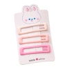 Dopamina cute niños hairpin simple rosa frente flequilla BB clip premium sentido lateral broken hairpin tocado Item Picture